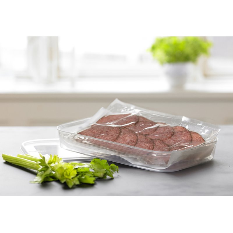 Plastic diepvriesdozenset Helsinki, 0,7 liter, set van 2